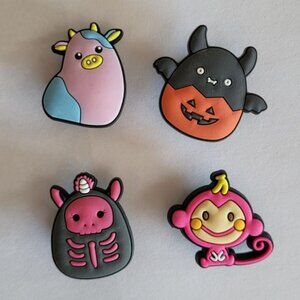 Squishmallow themed Croc Charms